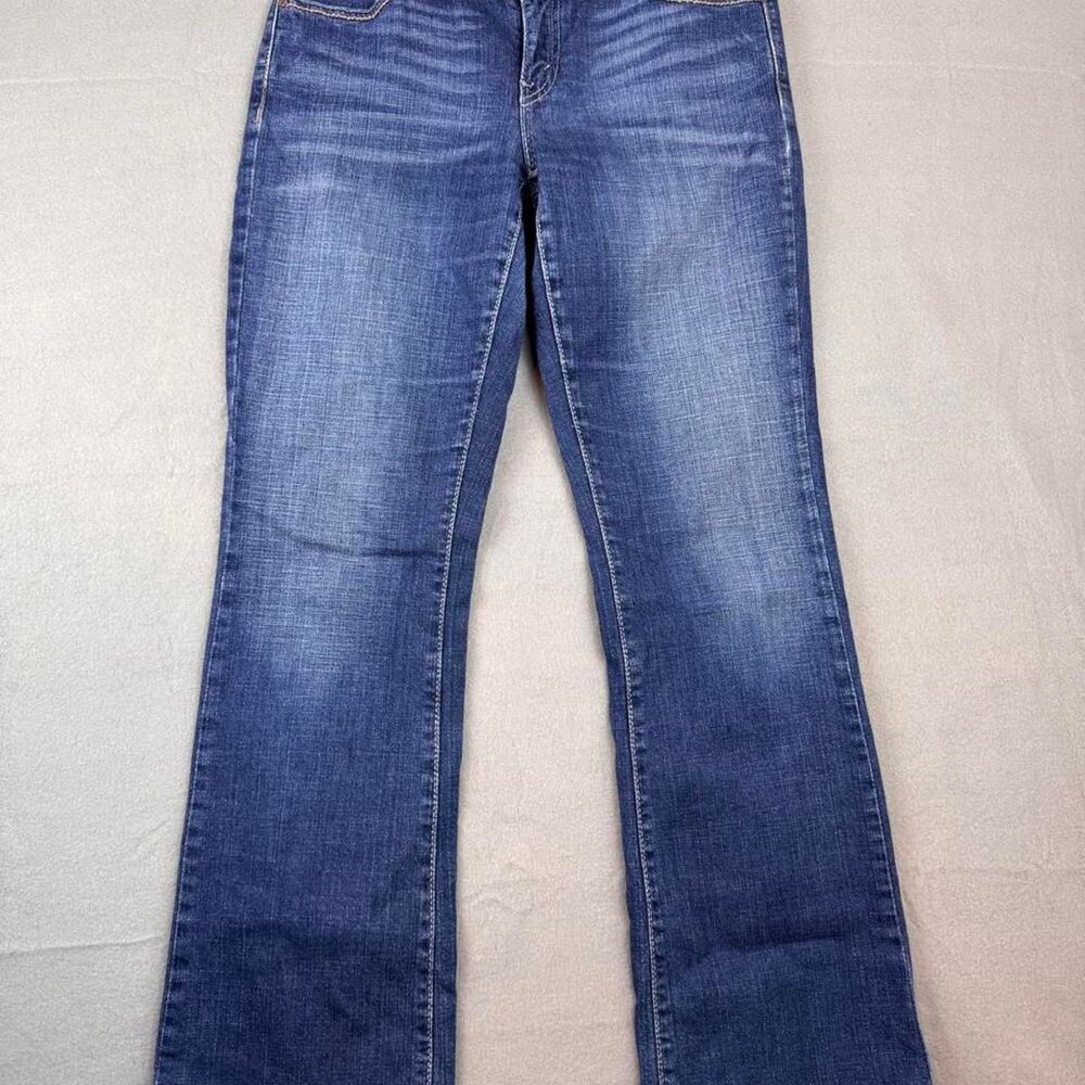 Levi's 528 Curvy Bootcut Jeans Women's Blue Stretch Denim‎ Mid Rise